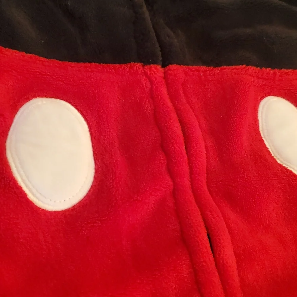 Fleece Mickey Mouse Zip Up Suit 3-6 months - Picture 5 of 7